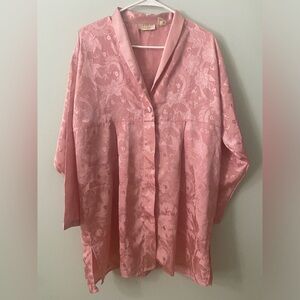 Victoria’s Secret vintage gold‎ label blush button down robe M/L